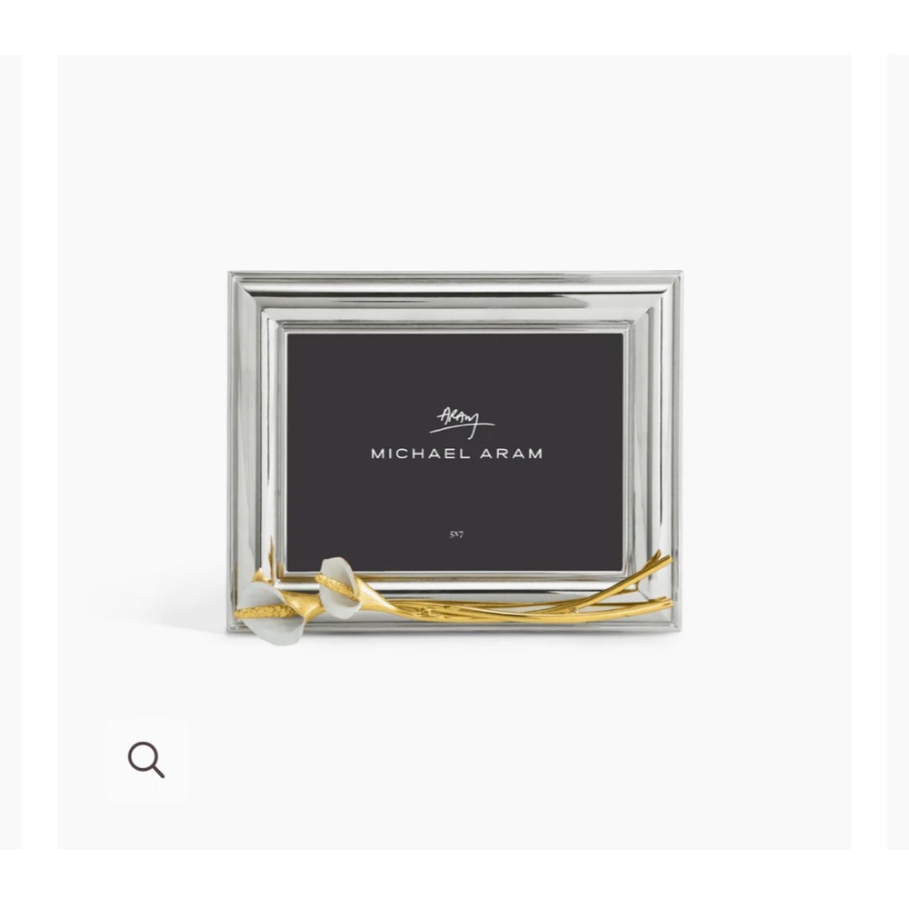 Michael Aram 5 x 7 Calla Lily Picture Frame